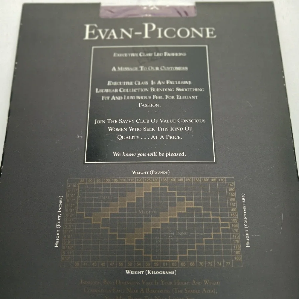 Evan Picone 3 Pair‎ Lot Opaque Pantyhose Medium Aubergine Wine Satiny NWT